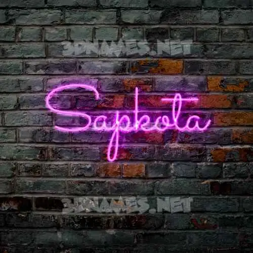 sapkota in Pink Neon style - 3D name wallpaper sapkota in Pink Neon style - 3D name wallpaper