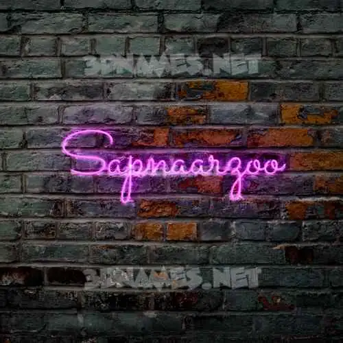 sapnaarzoo in Pink Neon style - 3D name wallpaper sapnaarzoo in Pink Neon style - 3D name wallpaper