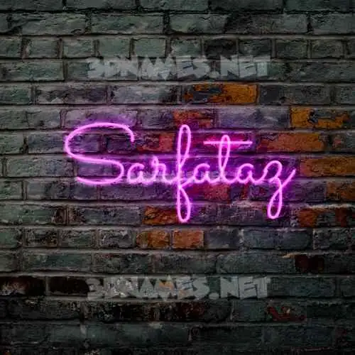 sarfataz in Pink Neon style - 3D name wallpaper sarfataz in Pink Neon style - 3D name wallpaper