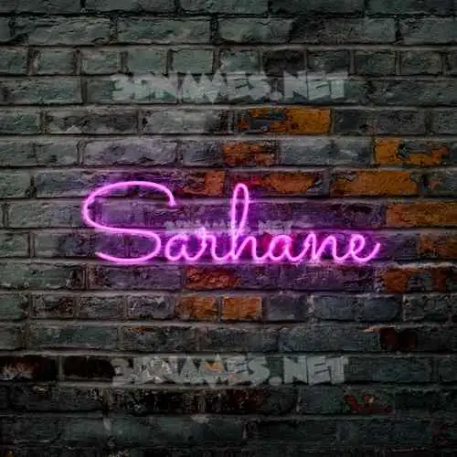 sarhane in Pink Neon style - 3D name wallpaper sarhane in Pink Neon style - 3D name wallpaper