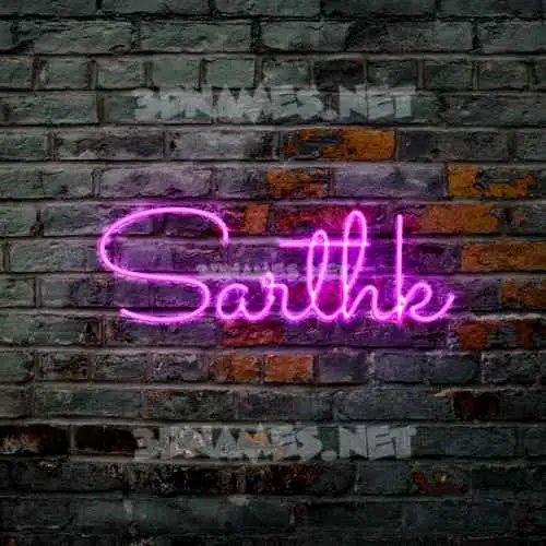 sarthk in Pink Neon style - 3D name wallpaper sarthk in Pink Neon style - 3D name wallpaper