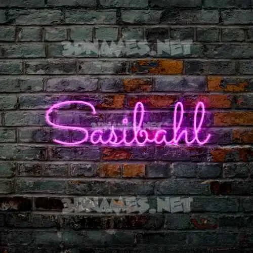 sasibahl in Pink Neon style - 3D name wallpaper sasibahl in Pink Neon style - 3D name wallpaper