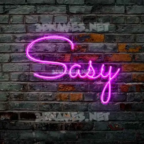 sasy in Pink Neon style - 3D name wallpaper sasy in Pink Neon style - 3D name wallpaper