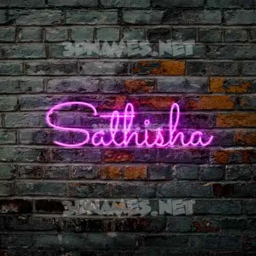 sathisha in Pink Neon style - 3D name wallpaper sathisha in Pink Neon style - 3D name wallpaper