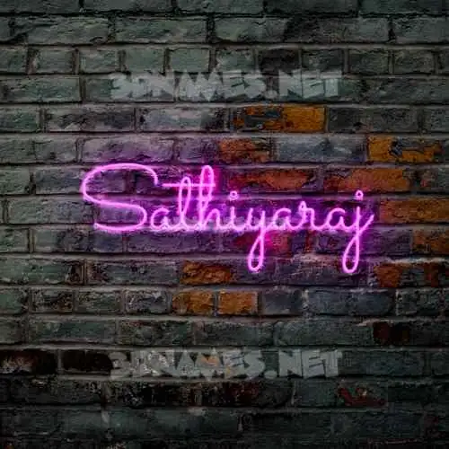 sathiyaraj in Pink Neon style - 3D name wallpaper sathiyaraj in Pink Neon style - 3D name wallpaper