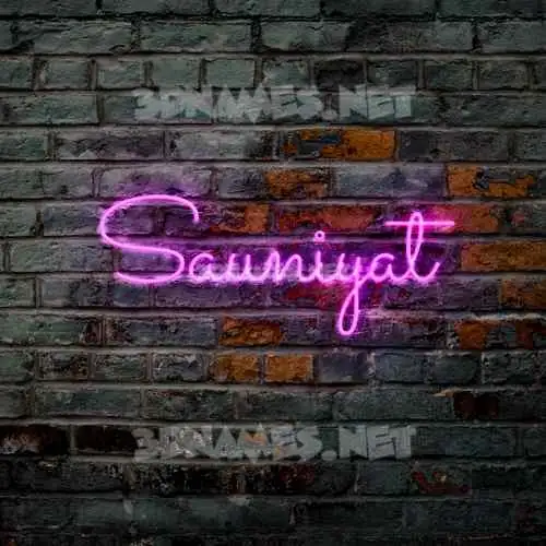 sauniyat in Pink Neon style - 3D name wallpaper sauniyat in Pink Neon style - 3D name wallpaper