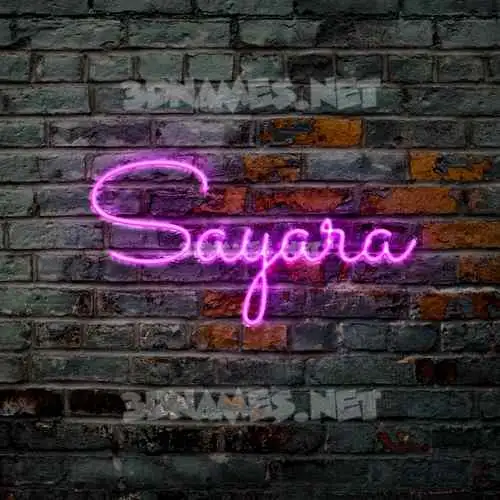 sayara in Pink Neon style - 3D name wallpaper sayara in Pink Neon style - 3D name wallpaper