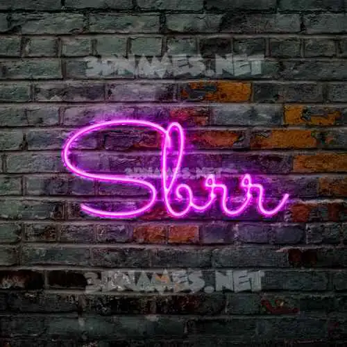 sbrr in Pink Neon style - 3D name wallpaper sbrr in Pink Neon style - 3D name wallpaper