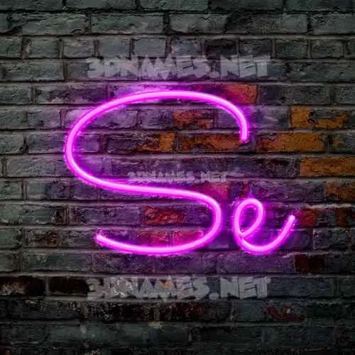 se in Pink Neon style - 3D name wallpaper se in Pink Neon style - 3D name wallpaper