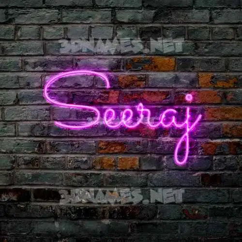 seeraj in Pink Neon style - 3D name wallpaper seeraj in Pink Neon style - 3D name wallpaper
