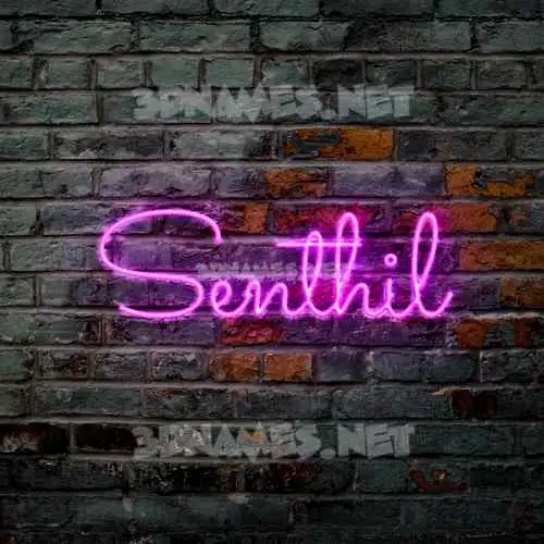 senthil in Pink Neon style - 3D name wallpaper senthil in Pink Neon style - 3D name wallpaper