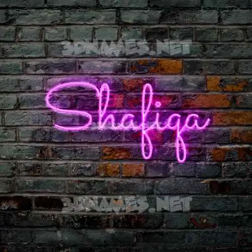 shafiqa in Pink Neon style - 3D name wallpaper shafiqa in Pink Neon style - 3D name wallpaper