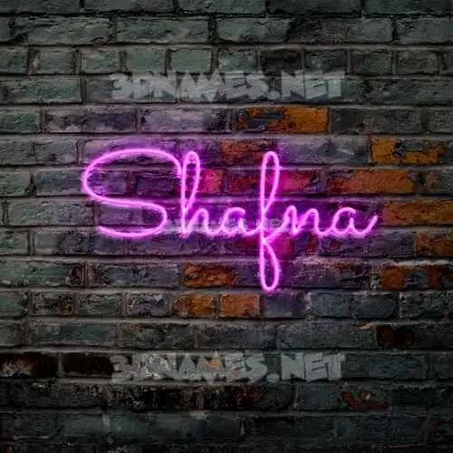 shafna in Pink Neon style - 3D name wallpaper shafna in Pink Neon style - 3D name wallpaper