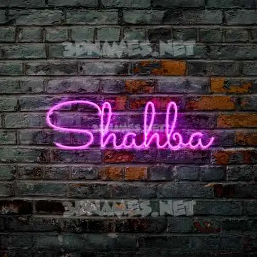 shahba in Pink Neon style - 3D name wallpaper shahba in Pink Neon style - 3D name wallpaper