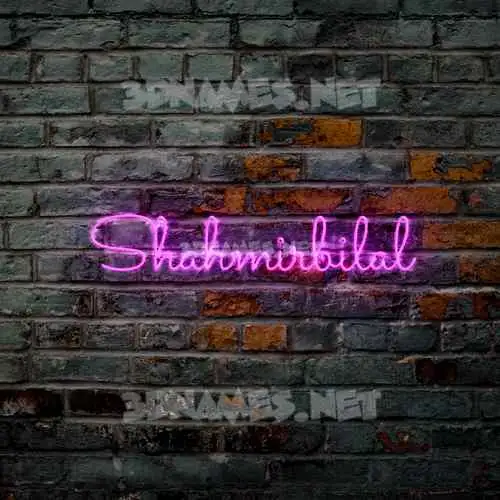 shahmirbilal in Pink Neon style - 3D name wallpaper shahmirbilal in Pink Neon style - 3D name wallpaper