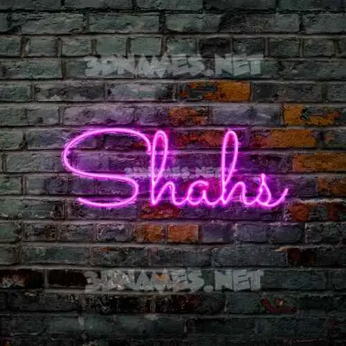 shahs in Pink Neon style - 3D name wallpaper shahs in Pink Neon style - 3D name wallpaper