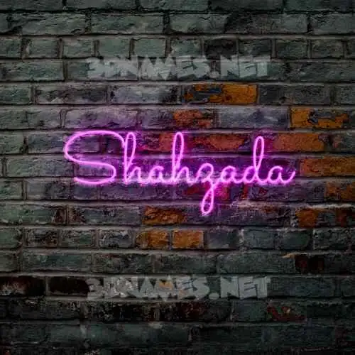 shahzada in Pink Neon style - 3D name wallpaper shahzada in Pink Neon style - 3D name wallpaper