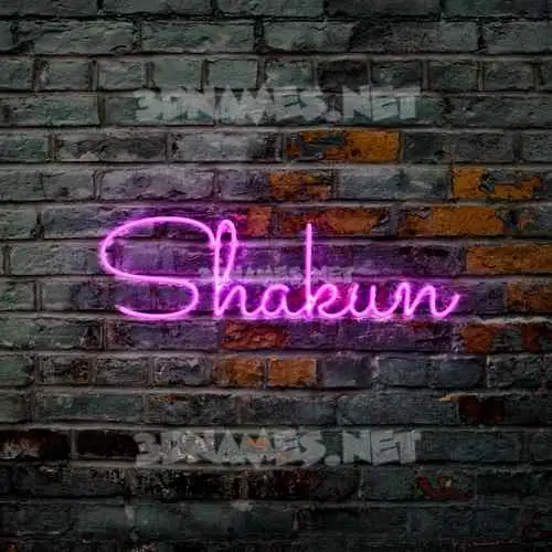 shakun in Pink Neon style - 3D name wallpaper shakun in Pink Neon style - 3D name wallpaper