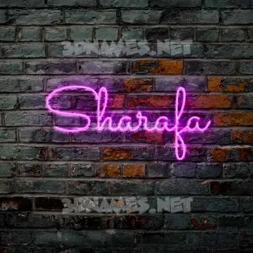 sharafa in Pink Neon style - 3D name wallpaper sharafa in Pink Neon style - 3D name wallpaper