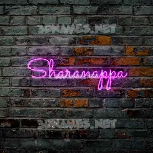 sharanappa in Pink Neon style - 3D name wallpaper sharanappa in Pink Neon style - 3D name wallpaper
