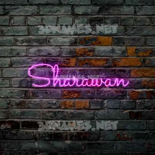 sharawan in Pink Neon style - 3D name wallpaper sharawan in Pink Neon style - 3D name wallpaper