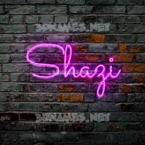shazi in Pink Neon style - 3D name wallpaper shazi in Pink Neon style - 3D name wallpaper