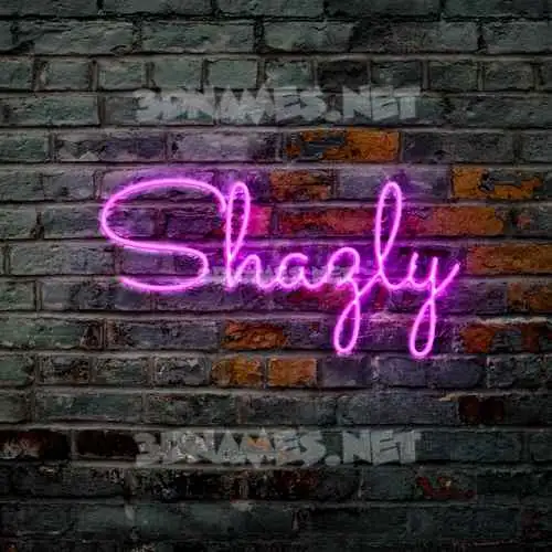 shazly in Pink Neon style - 3D name wallpaper shazly in Pink Neon style - 3D name wallpaper