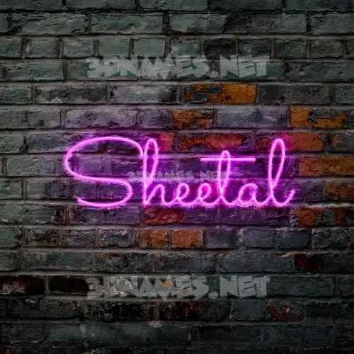 sheetal in Pink Neon style - 3D name wallpaper sheetal in Pink Neon style - 3D name wallpaper