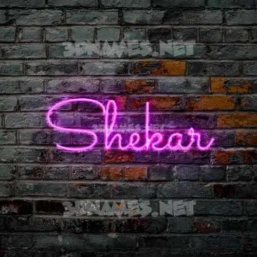 shekar in Pink Neon style - 3D name wallpaper shekar in Pink Neon style - 3D name wallpaper
