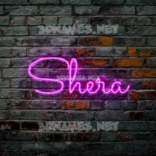 shera in Pink Neon style - 3D name wallpaper shera in Pink Neon style - 3D name wallpaper