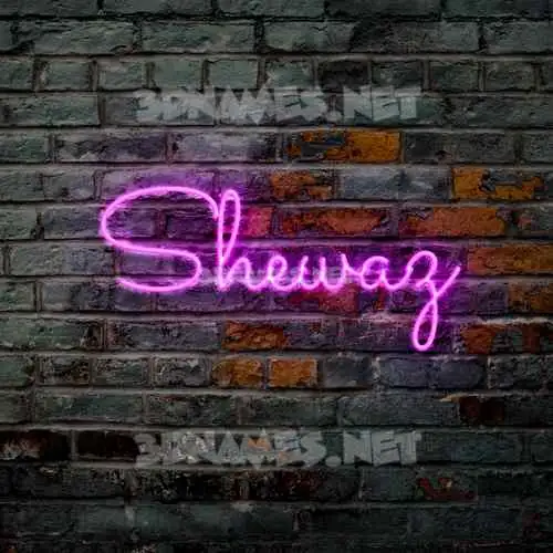 shewaz in Pink Neon style - 3D name wallpaper shewaz in Pink Neon style - 3D name wallpaper