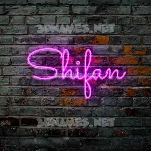 shifan in Pink Neon style - 3D name wallpaper shifan in Pink Neon style - 3D name wallpaper