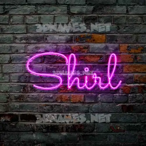 shirl in Pink Neon style - 3D name wallpaper shirl in Pink Neon style - 3D name wallpaper