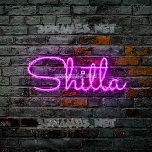 shitla in Pink Neon style - 3D name wallpaper shitla in Pink Neon style - 3D name wallpaper