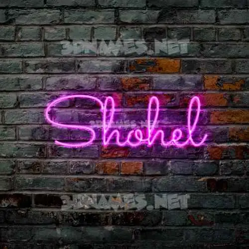 shohel in Pink Neon style - 3D name wallpaper shohel in Pink Neon style - 3D name wallpaper