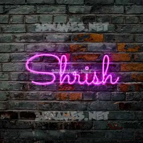 shrish in Pink Neon style - 3D name wallpaper shrish in Pink Neon style - 3D name wallpaper