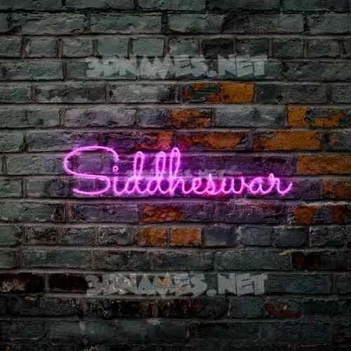 siddheswar in Pink Neon style - 3D name wallpaper siddheswar in Pink Neon style - 3D name wallpaper