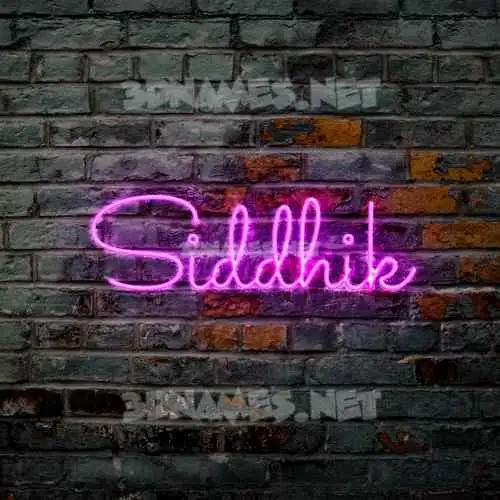 siddhik in Pink Neon style - 3D name wallpaper siddhik in Pink Neon style - 3D name wallpaper
