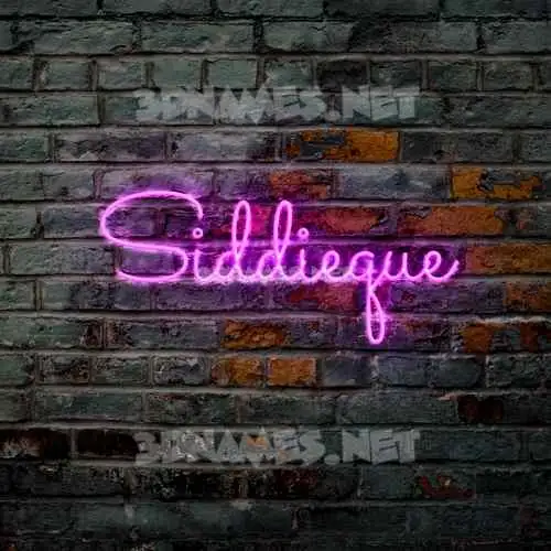 siddieque in Pink Neon style - 3D name wallpaper siddieque in Pink Neon style - 3D name wallpaper