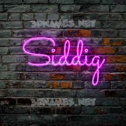 siddig in Pink Neon style - 3D name wallpaper siddig in Pink Neon style - 3D name wallpaper