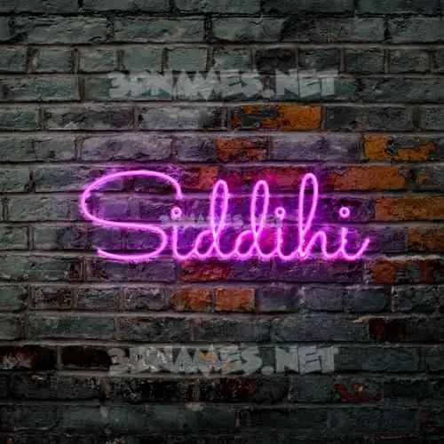 siddihi in Pink Neon style - 3D name wallpaper siddihi in Pink Neon style - 3D name wallpaper