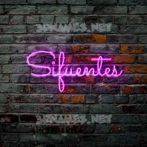sifuentes in Pink Neon style - 3D name wallpaper sifuentes in Pink Neon style - 3D name wallpaper