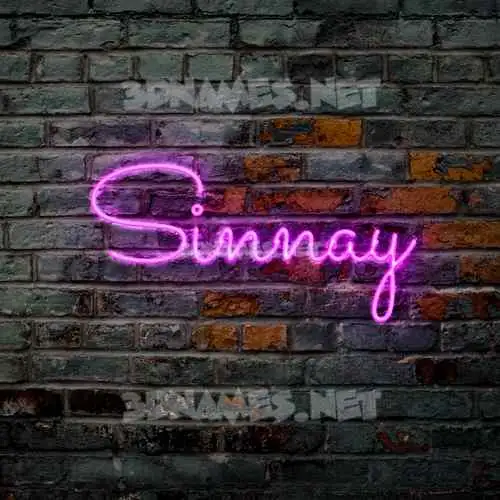 sinnay in Pink Neon style - 3D name wallpaper sinnay in Pink Neon style - 3D name wallpaper
