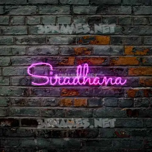 siradhana in Pink Neon style - 3D name wallpaper siradhana in Pink Neon style - 3D name wallpaper