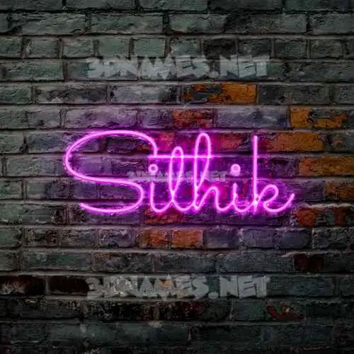 sithik in Pink Neon style - 3D name wallpaper