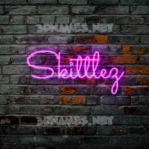 skittlez in Pink Neon style - 3D name wallpaper skittlez in Pink Neon style - 3D name wallpaper