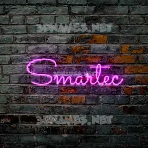 smartec in Pink Neon style - 3D name wallpaper smartec in Pink Neon style - 3D name wallpaper