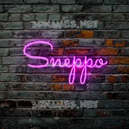 sneppo in Pink Neon style - 3D name wallpaper sneppo in Pink Neon style - 3D name wallpaper
