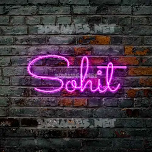 sohit in Pink Neon style - 3D name wallpaper sohit in Pink Neon style - 3D name wallpaper