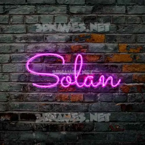 solan in Pink Neon style - 3D name wallpaper solan in Pink Neon style - 3D name wallpaper